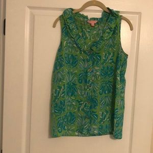 Size 4 Lily Pulitzer silk top